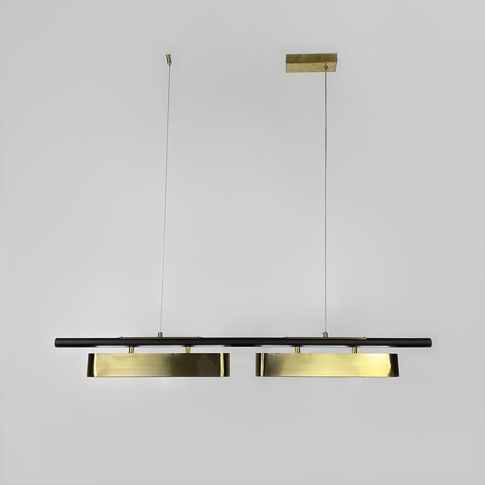 Світильник подовжений на 2 латунних модулі 100 см (NO6-1000)