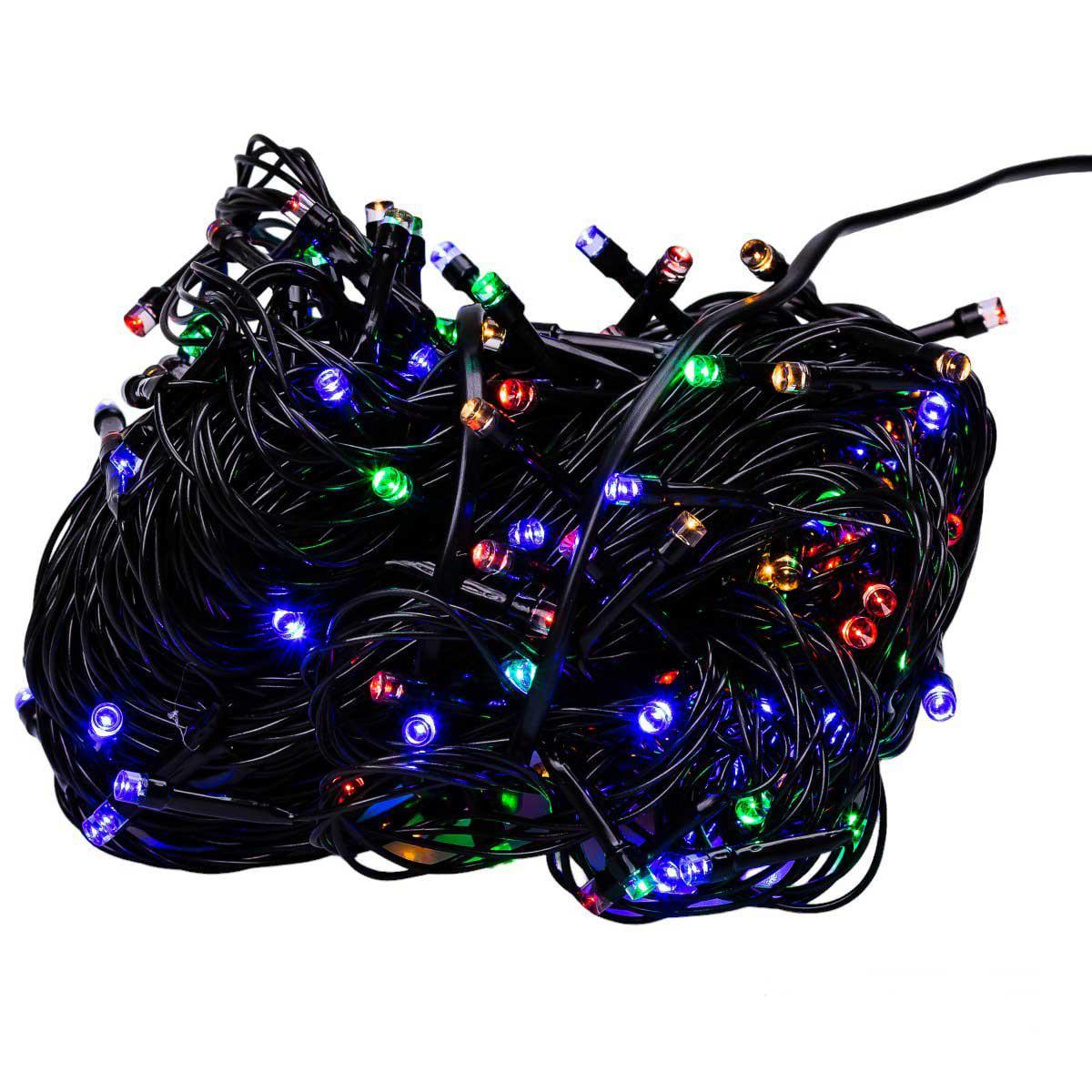 Гирлянда нить GarlandoPro M400LEDML от сети 400 LED 16 м Разноцветный (100-107-M400LEDML)