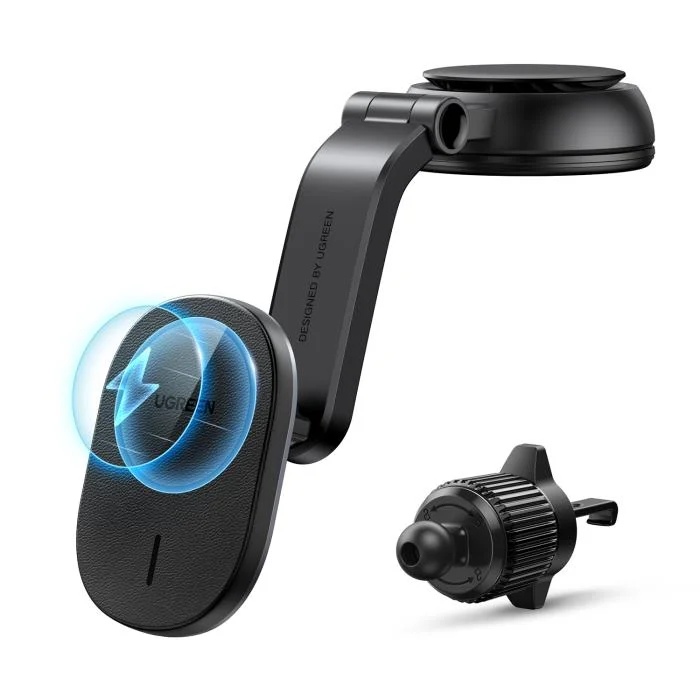 Зарядное устройство магнитное UGREEN CD345 MagSafe для iPhone Qi 15W 2в1 Black (15120) - фото 9 Зарядное устройство магнитное UGREEN CD345 MagSafe для iPhone Qi 15W 2в1 Black (15120) - фото 9