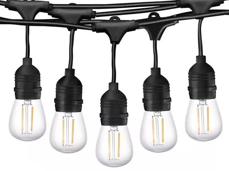 Гирлянда светодиодная Белт-лайт Lemanso IP65 20xE27 + кабель 10 м с вилкой IP44 LMA501