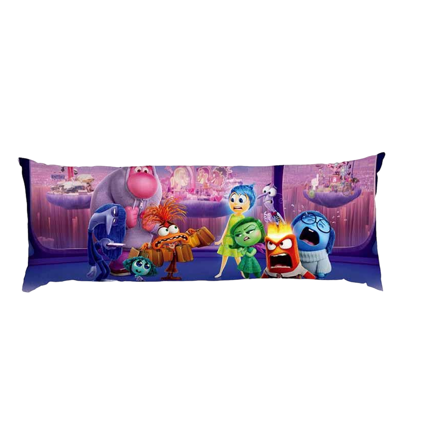 Подушка дакимакура Inside out 2 Riley’s thoughts габардин 120х40 см (113811-1)