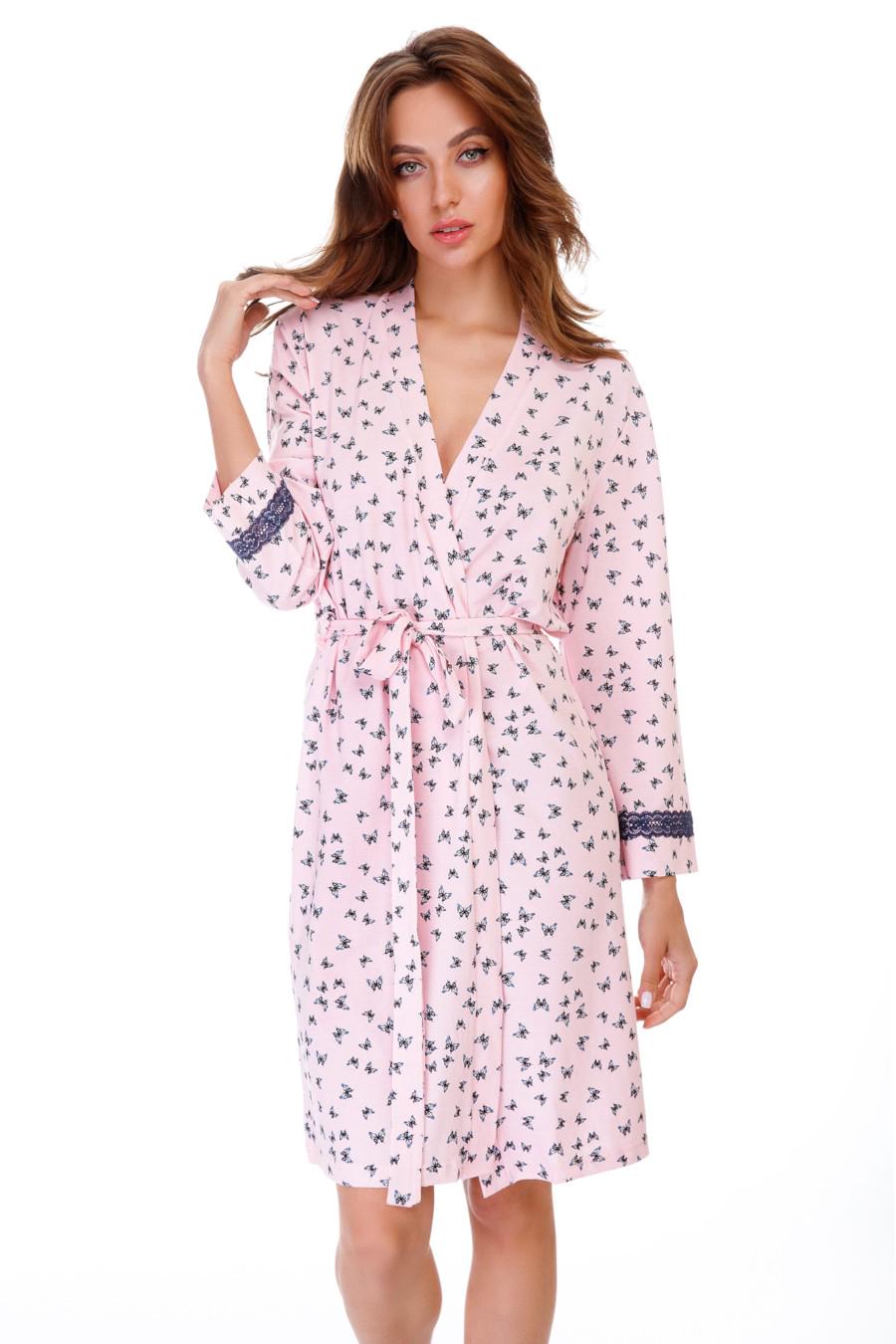 Халат Fleri р. 40 XS Розовый (70825)