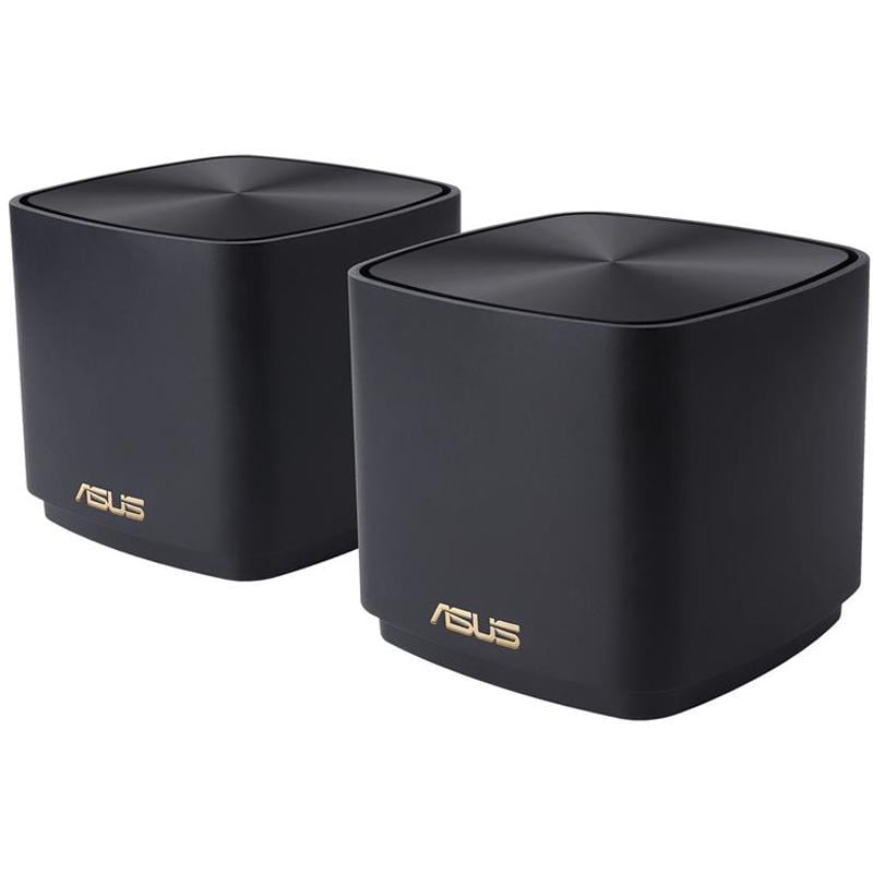 Система Mesh Wi-Fi Asus ZenWiFi XD4 AX1800 2 шт. Gigabit LAN AiMesh WPA3 Black (90IG07M0-MO3C30)