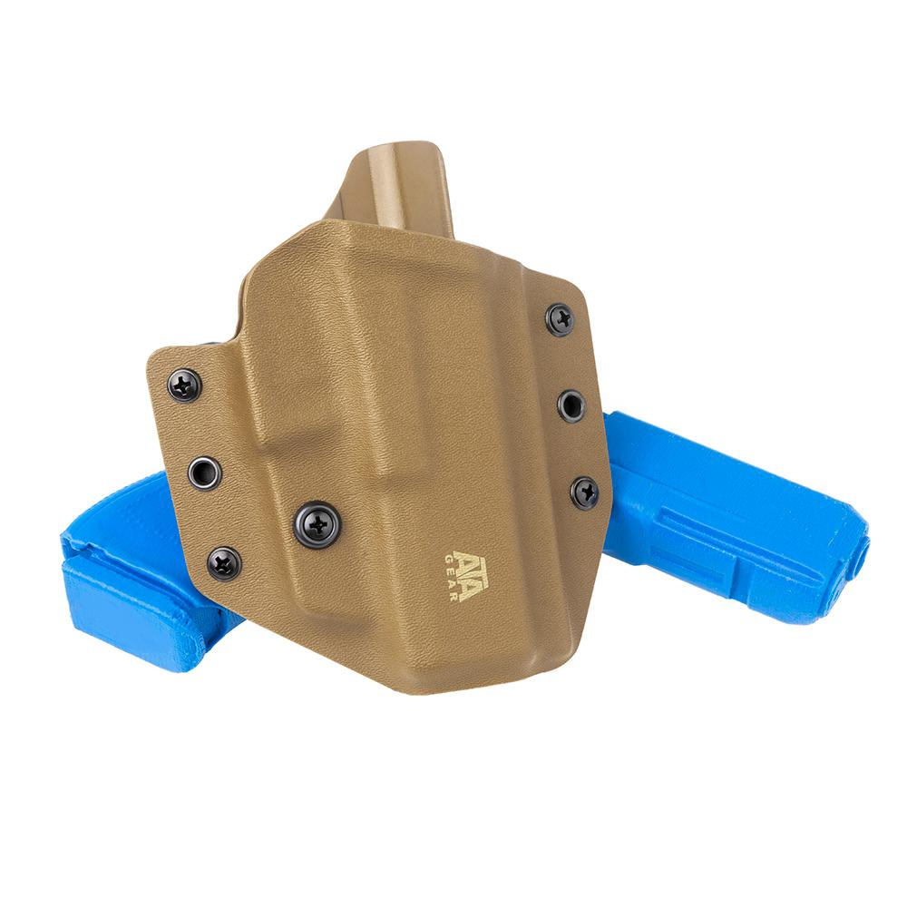 Кобура внутрипоясная ATA-Gear Hit Factor v.1 GLOCK 17/22/47 Coyote Brown (HF1GL17R-CB) - фото 2 Кобура внутрипоясная ATA-Gear Hit Factor v.1 GLOCK 17/22/47 Coyote Brown (HF1GL17R-CB) - фото 2