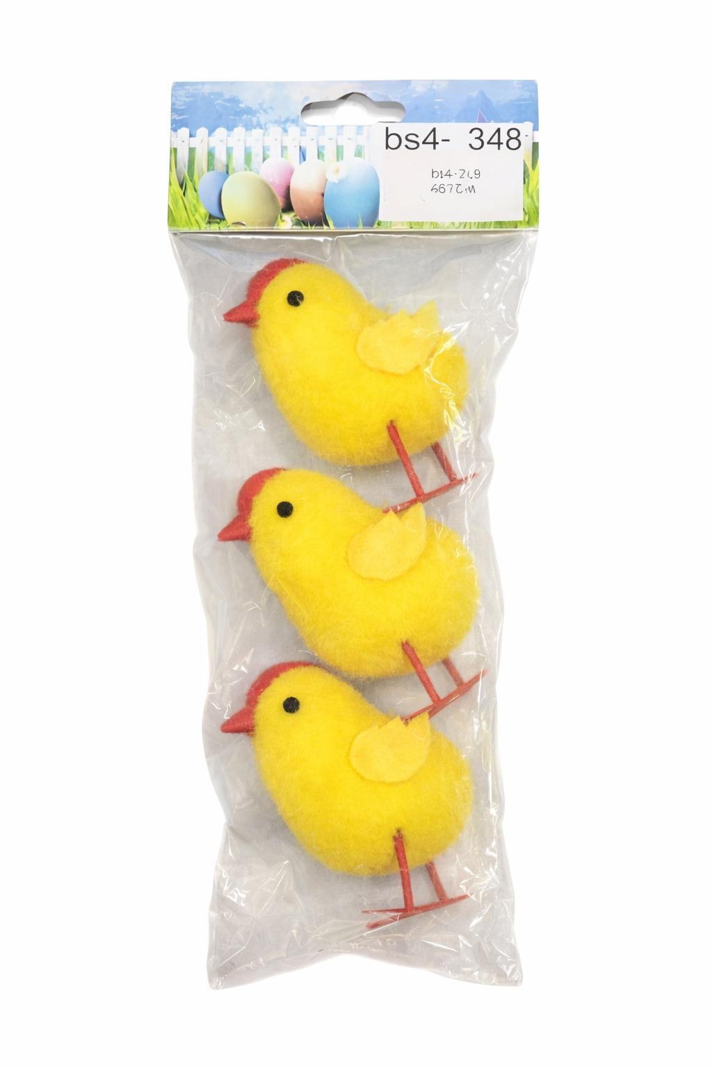 Пасхальный декор Chiken 3 шт. 6х7см (R40461) Пасхальный декор Chiken 3 шт. 6х7см (R40461)