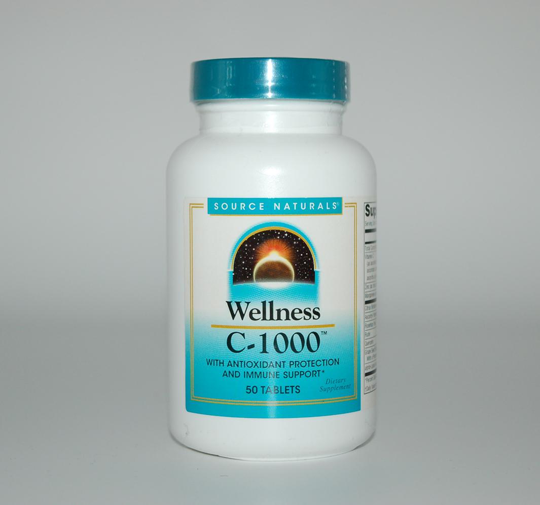 Вітамін С Source Naturals Wellness 50 таб. (SNS-01031)