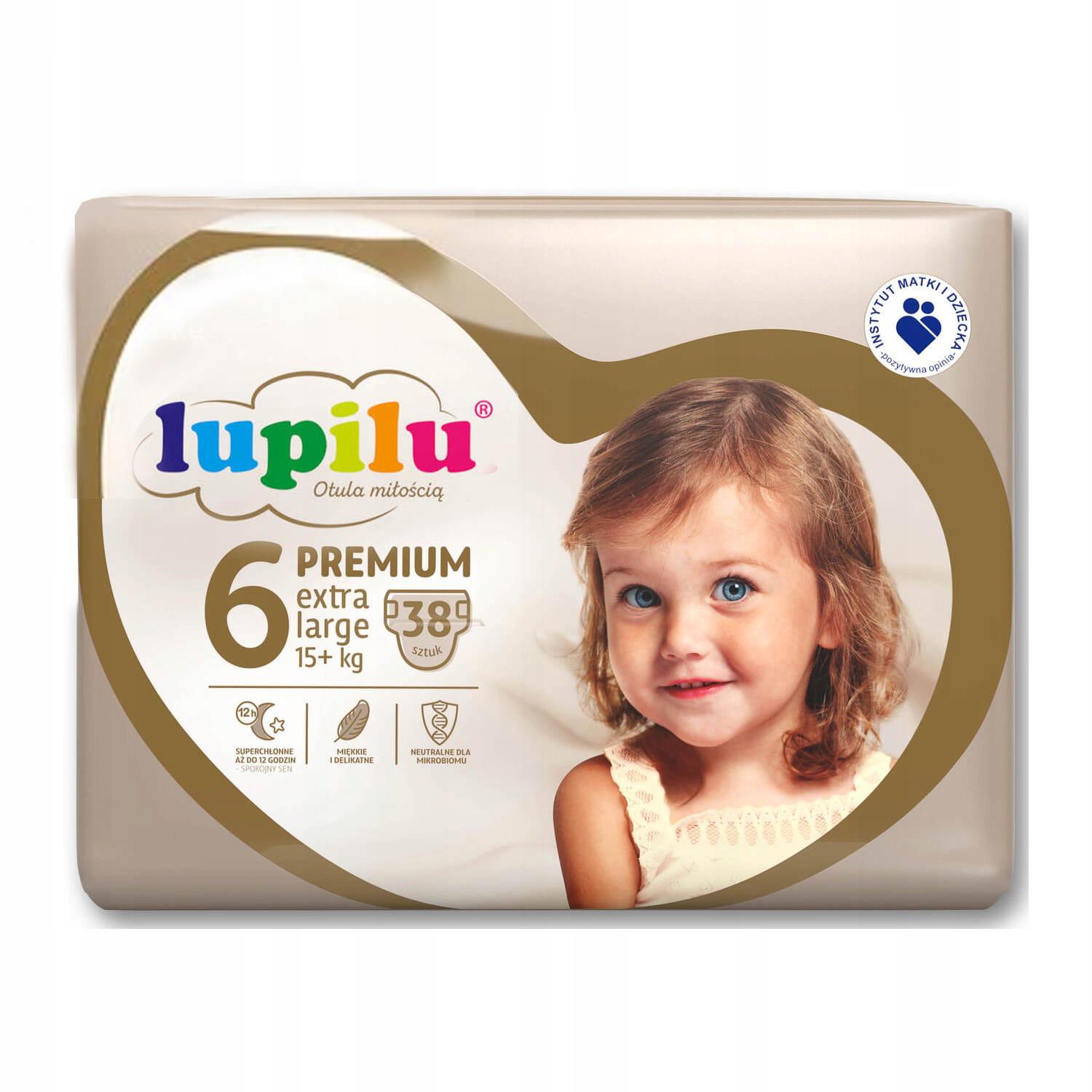 Подгузники Lupilu Premium Extra large 6 15+кг 38 шт. (LP6-38) - фото 1