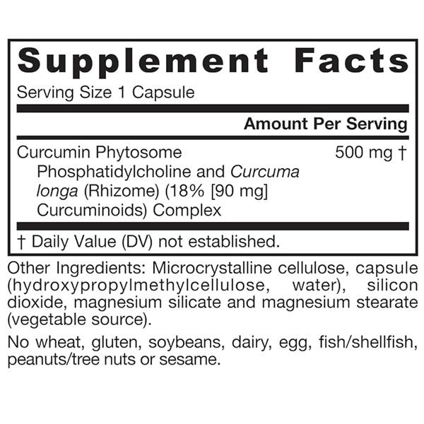 Куркума Jarrow Formulas Curcumin Phytosome Meriva 500 мг 60 Veg Caps - фото 2