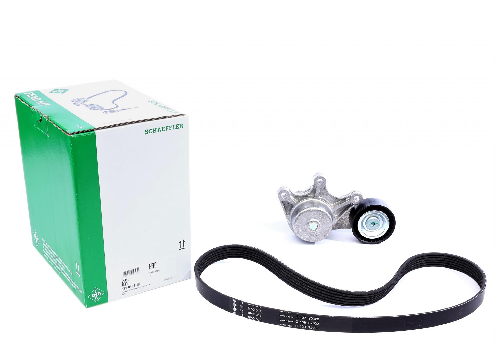 Комплект ремня генератора INA BMW 5 F10 01/09 - 10/16 6PK 1003 N20/N26 6PK1003 (529 0483 10)