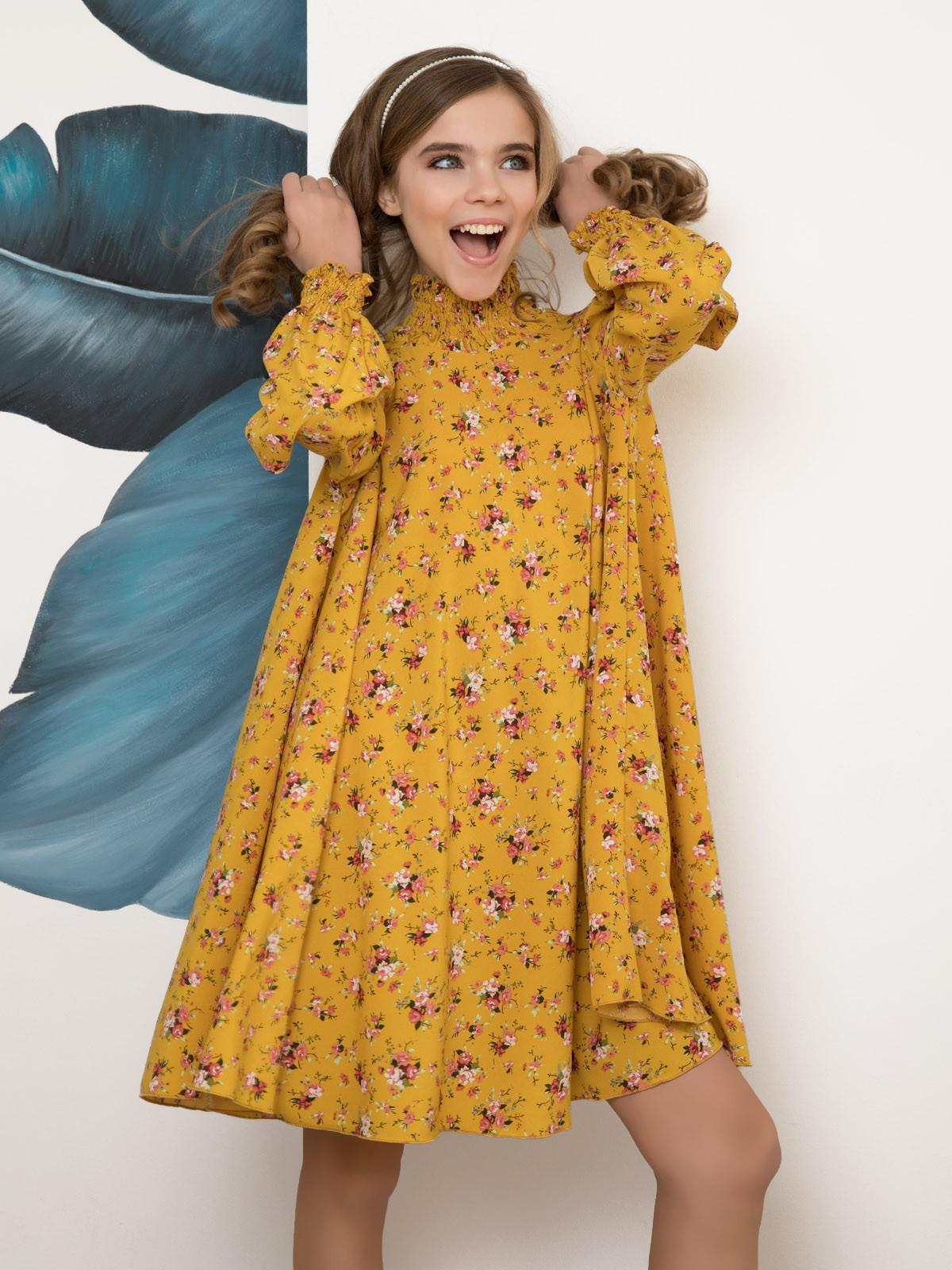 Дитячі сукні ISSA Plus 146 гірчичний CD-404