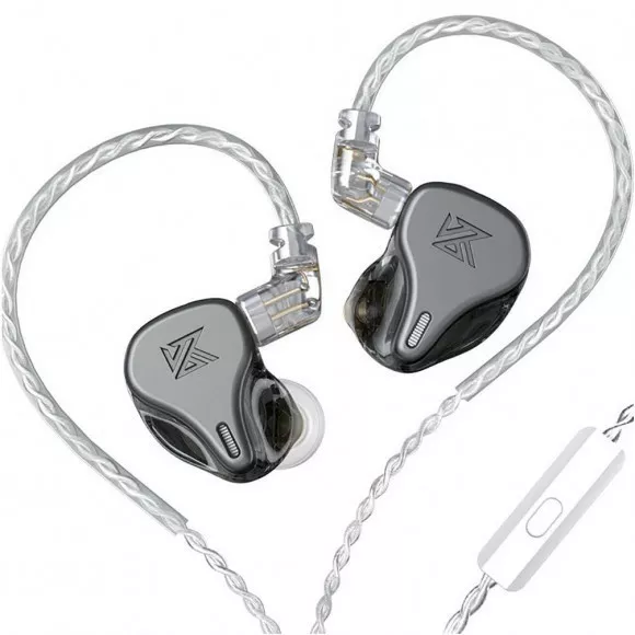 Наушники KZ DQ6 с микрофоном Grey