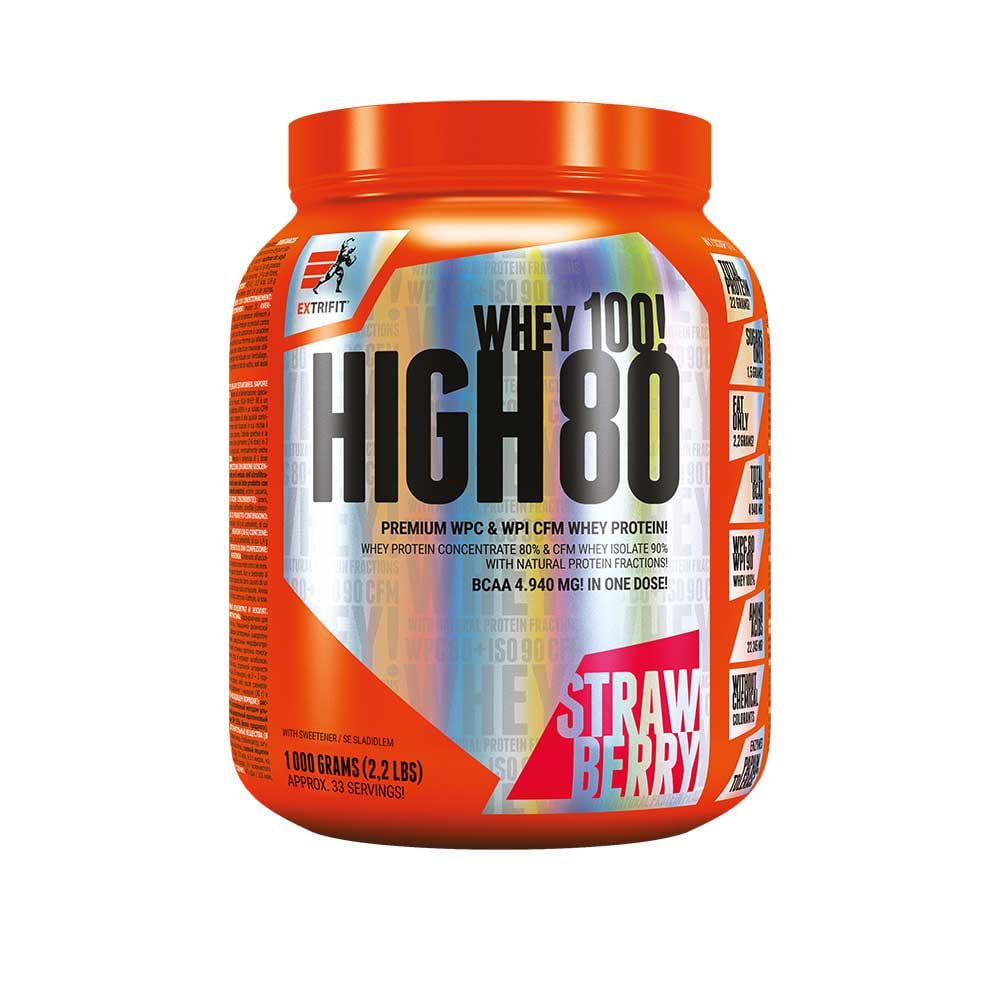 Протеин Extrifit High Whey 80 Strawberry 1000 g