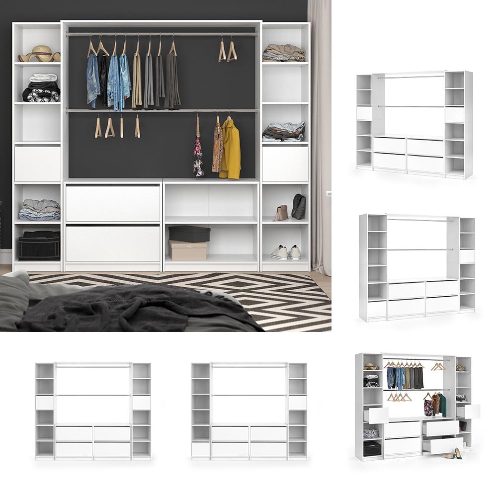 Гардероб модульный готовый Vicco Visit XXXL Белый - фото 5 Гардероб модульный готовый Vicco Visit XXXL Белый - фото 5