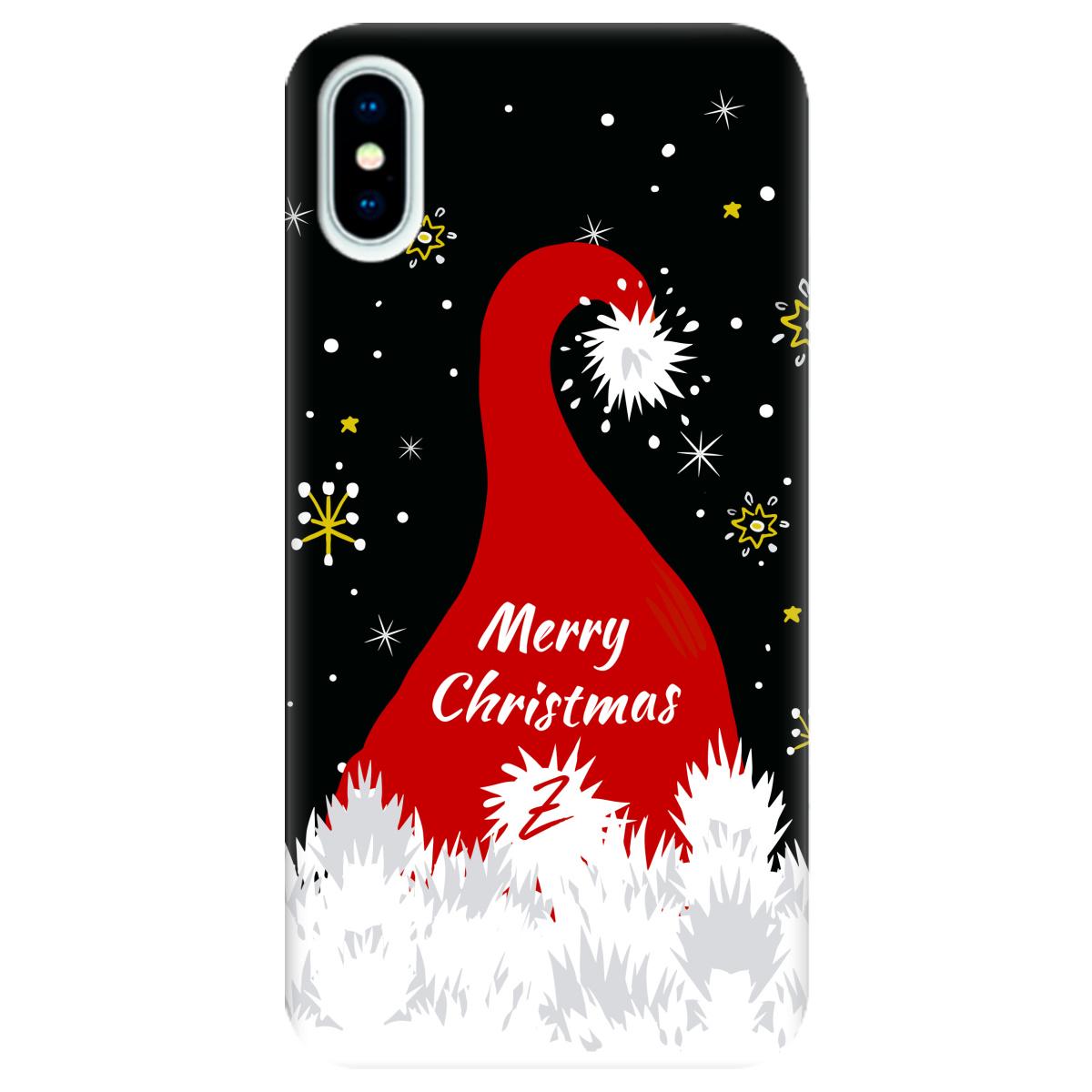 Силіконовий чохол Zorrov для Apple iPhone X - Santa (10290050153033560)