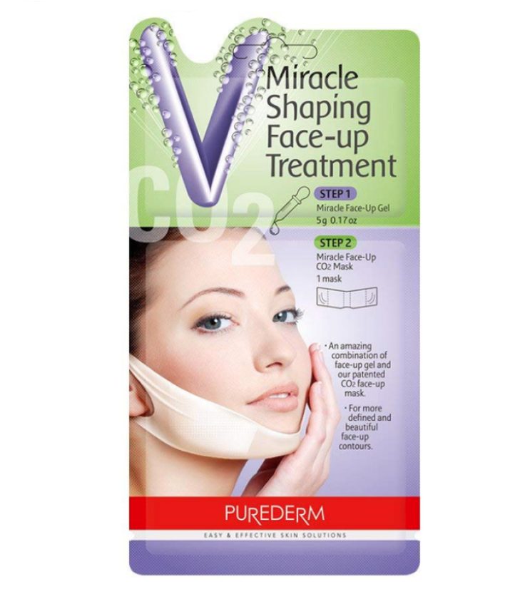 Маска для подбородка лифтинг PUREDERM Miracle Shaping Face-up Treatment 25 г (1000000000151) - фото 1