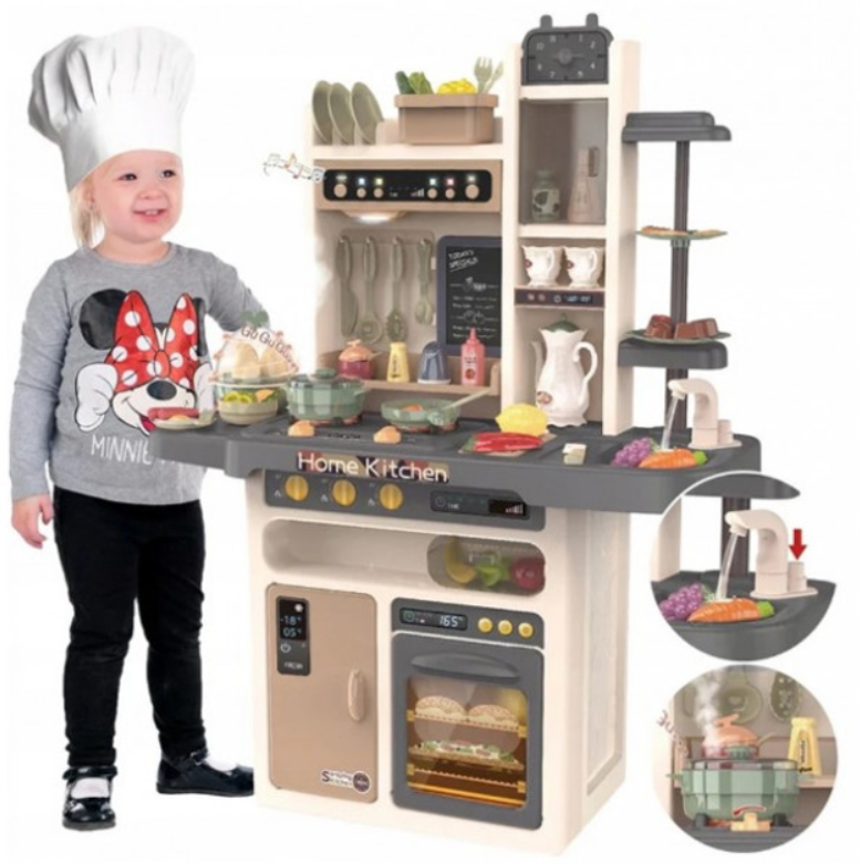 Кухня игровая Limo Toy с водой/паром/светом/звуками 65 пр. (889-211) - фото 2 Кухня игровая Limo Toy с водой/паром/светом/звуками 65 пр. (889-211) - фото 2