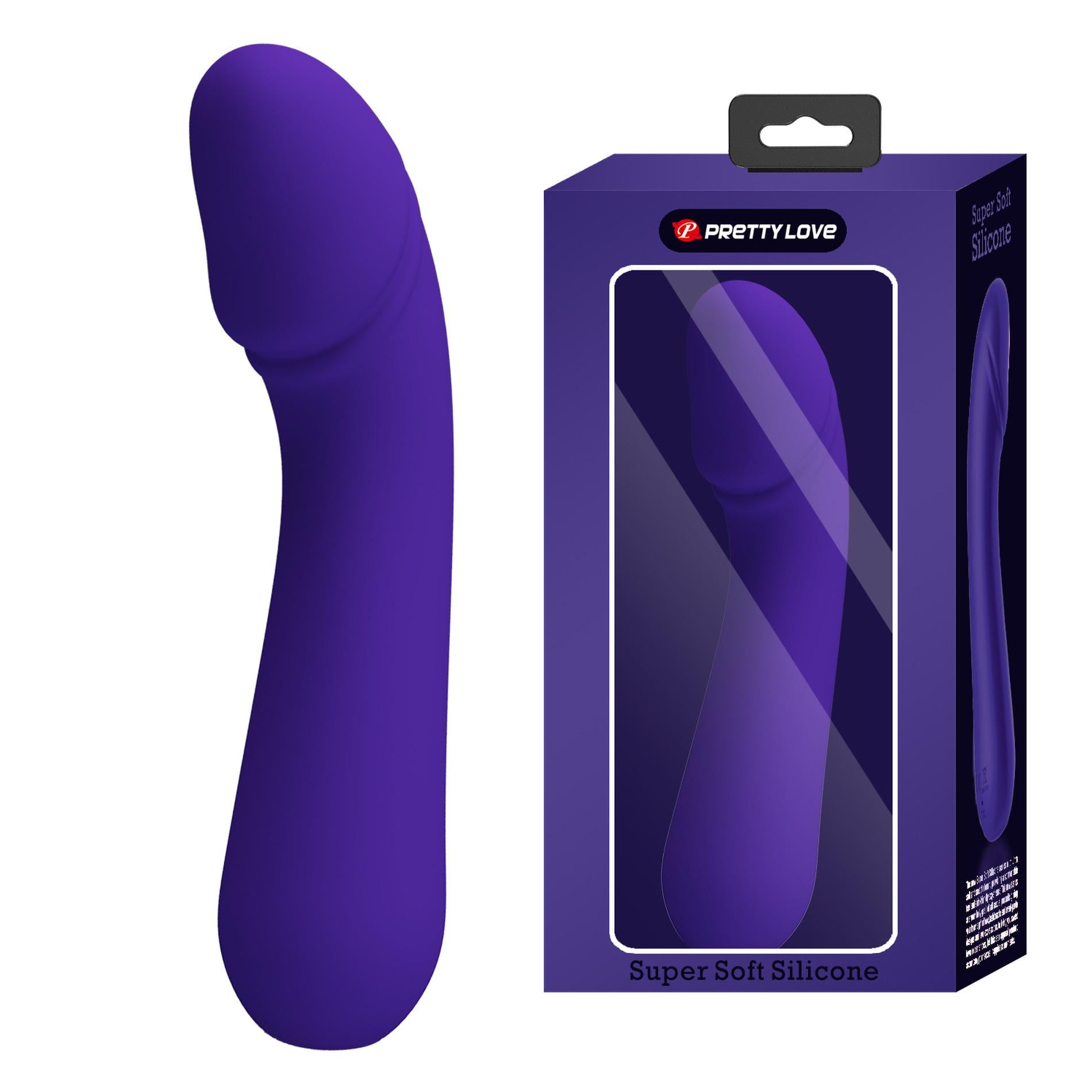 Вибратор для точки G Pretty Love Cetus 15х3,5 см Фиолетовый (BI-014723-3)