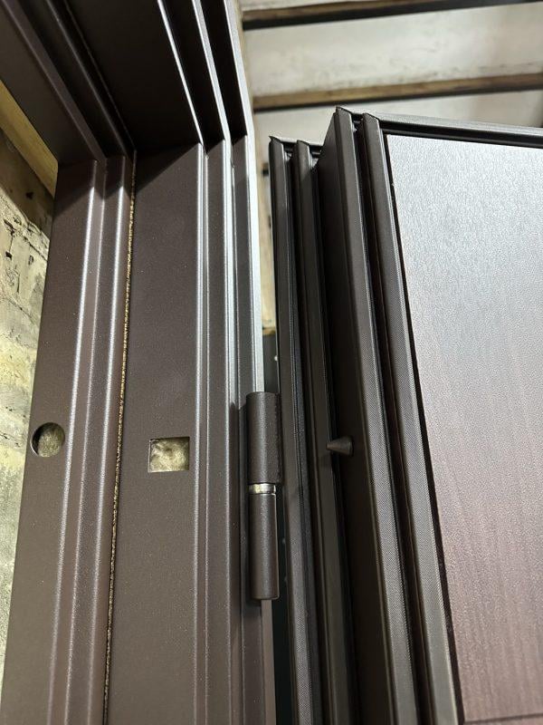 Дверь входная улица Redfort Стрит браун люкс молдинг ПВХ с терморазрывом 960х2040 мм Коричневый/Орех темный (23537602) - фото 5