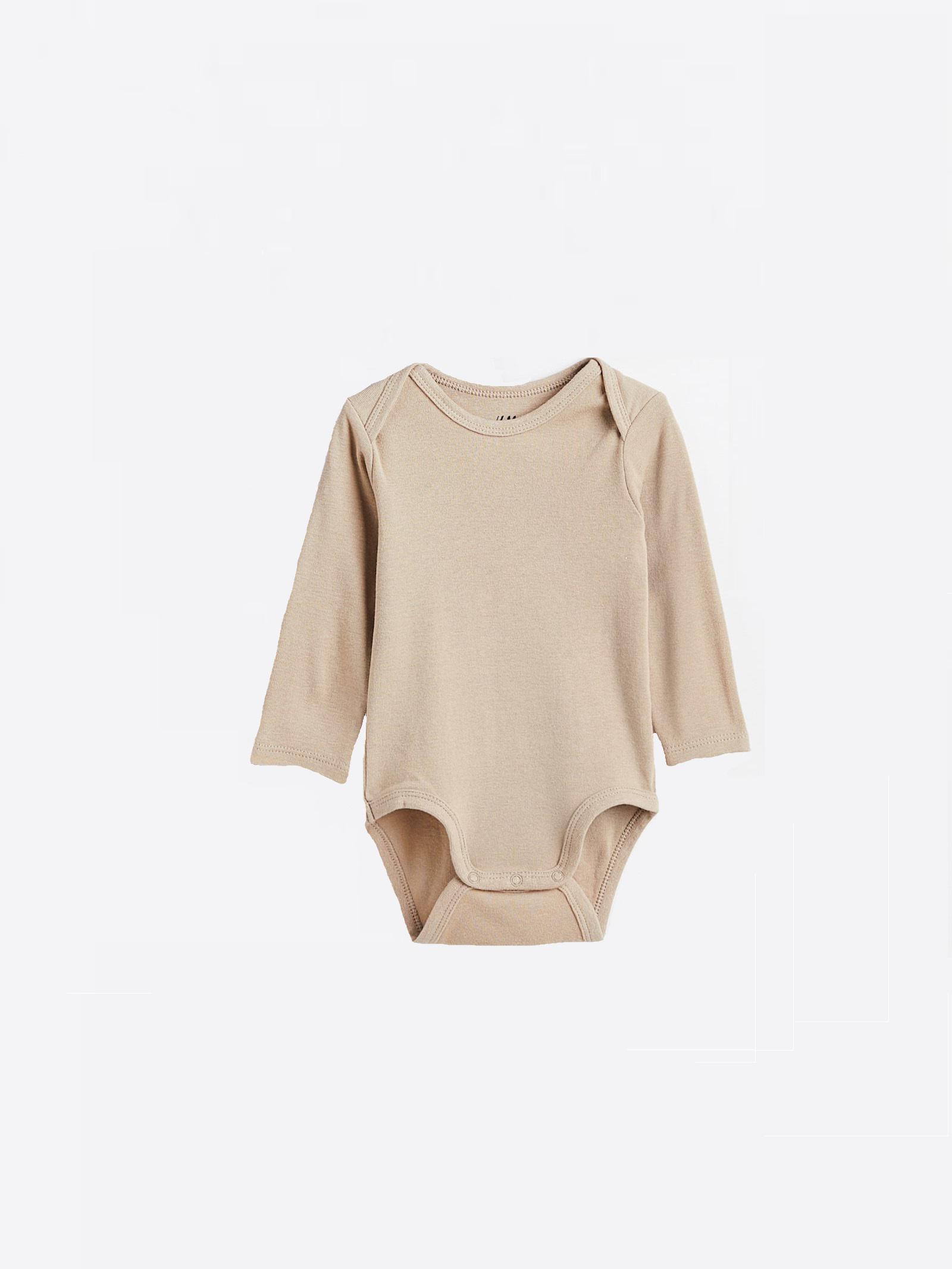 Боді H&M 74 см Бежевий (Х241010382794)