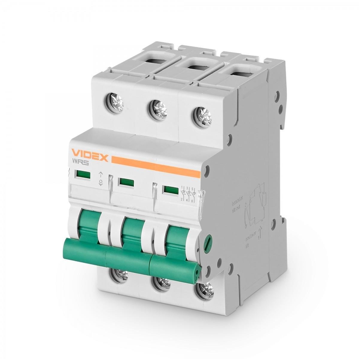 VIDEX RESIST Выключатель нагрузки 3п 63А VF-RS-VN363 (4/40) VIDEX RESIST Выключатель нагрузки 3п 63А VF-RS-VN363 (4/40)