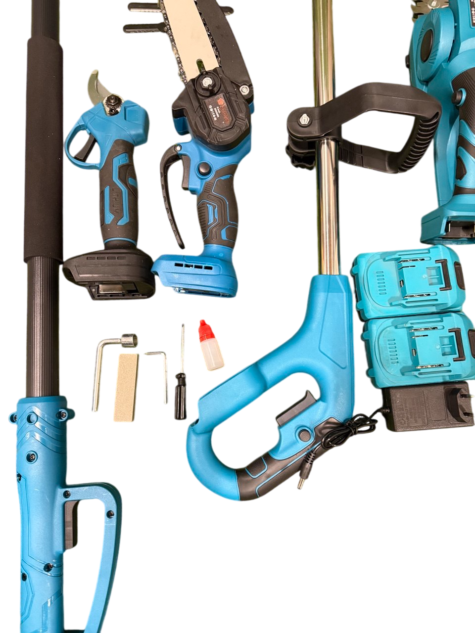 Набір акумуляторний Krafftec 48 V Секатор/Пила/Коса/Повітродувка/Подовжувач/Кущоріз (30069949) - фото 11