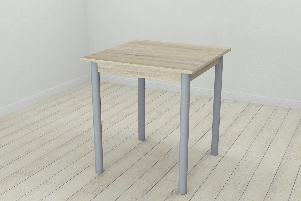 Стол кухонный Ferrum-decor Агата ДСП 16 мм 75x70x70 см Серый/Сонома (AGA0060)