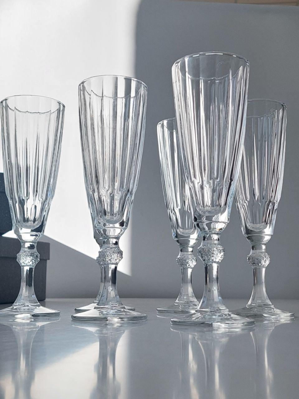 Набор бокалов для шампанского Абстракция 150 мл 6 шт. (161030)