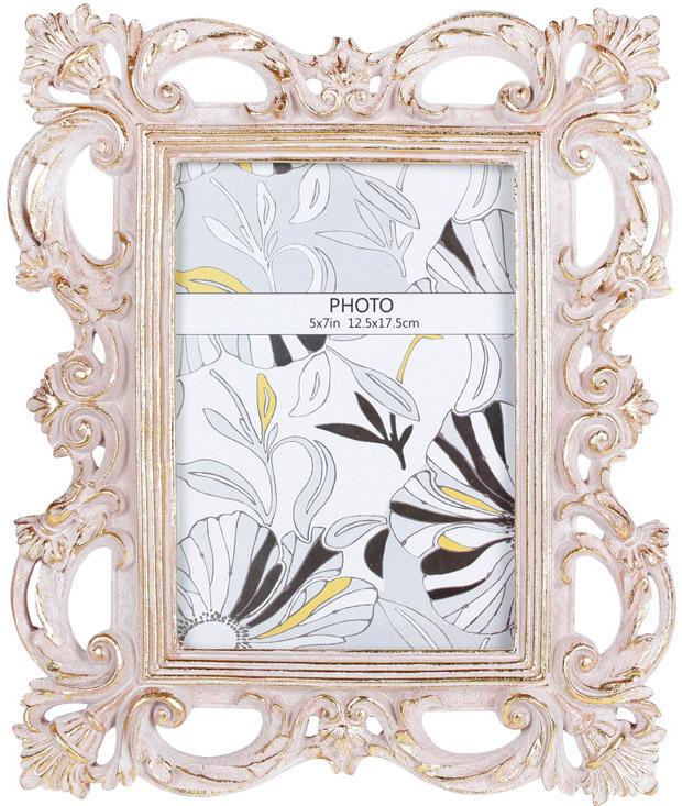 Фоторамка Shabby Chic Antique Gold Pink 12х17 см