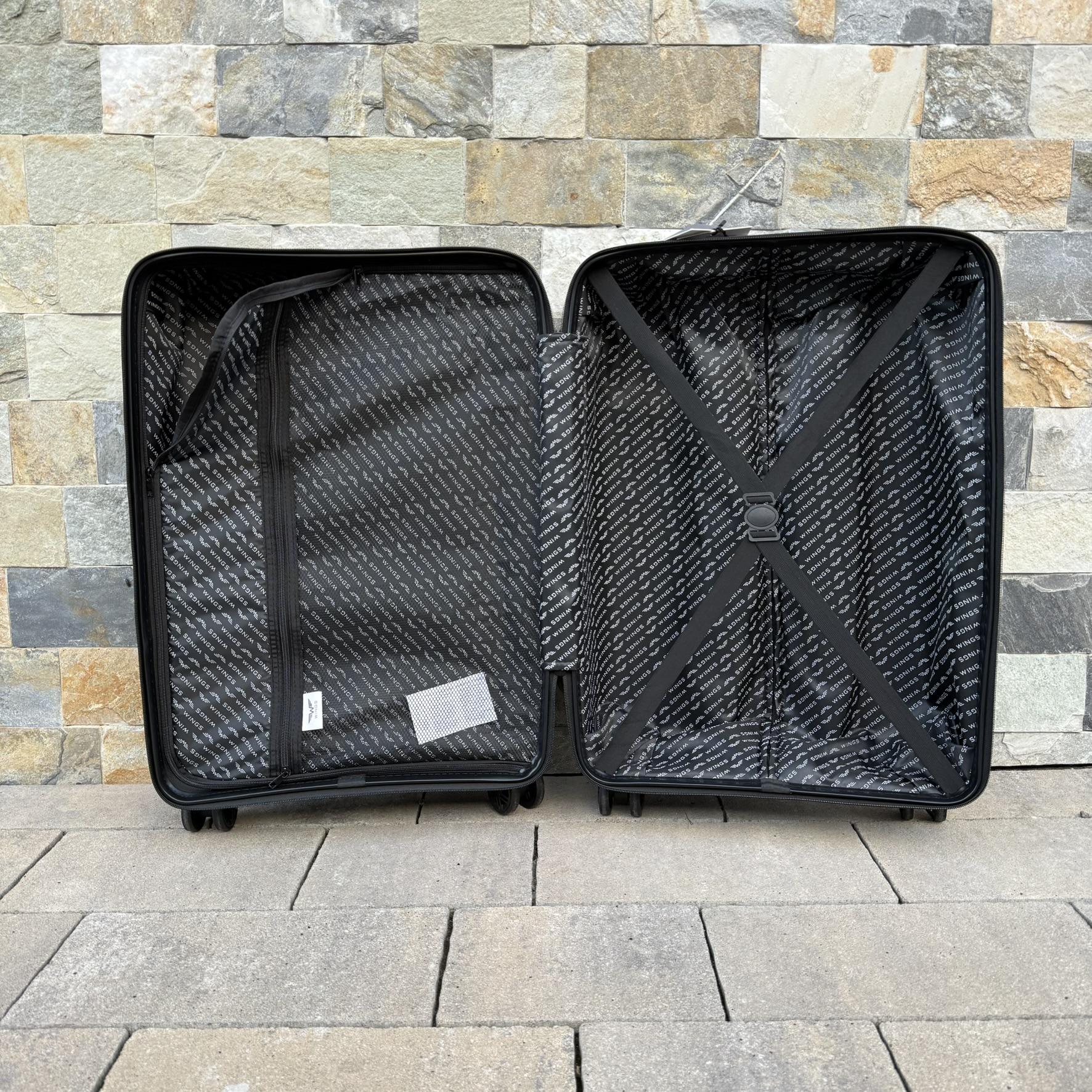 Валіза дорожня з поліпропілену Wings HWF03 M Чорний (30631266) - фото 6 Валіза дорожня з поліпропілену Wings HWF03 M Чорний (30631266) - фото 6