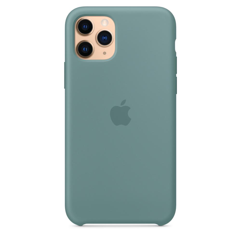 Силиконовый чехол-накладка Apple Silicone Case for iPhone 11 Pro, Cactus (HC) - фото 4