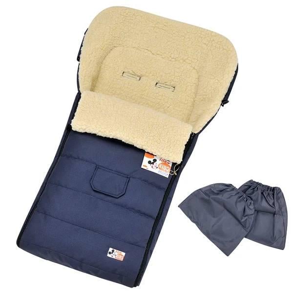 Конверт-чохол зимовий в коляску For Kids Mini Синій (853)