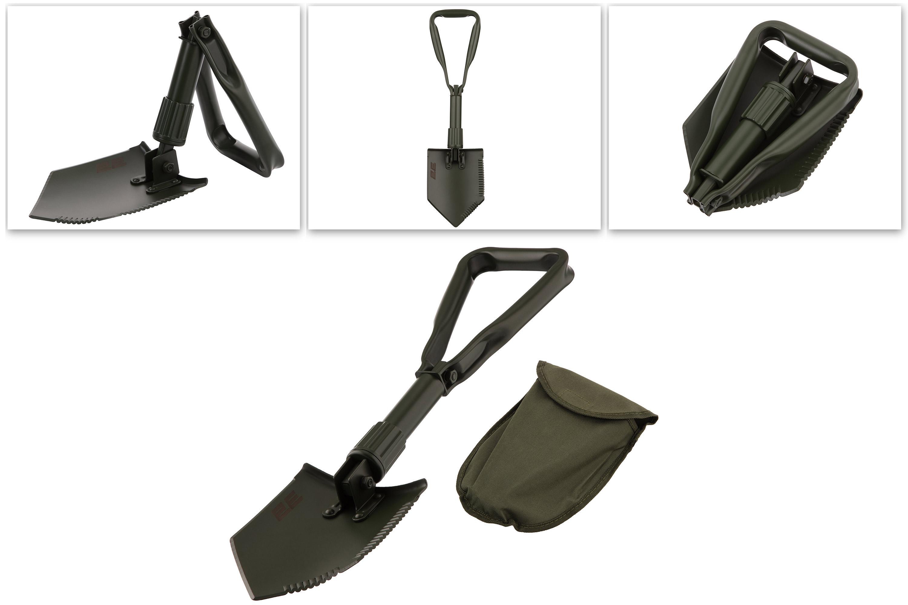 Лопата саперна 2E Alligator складана 58 см (ERC-2E-FS58PVC) - фото 2 Лопата саперна 2E Alligator складана 58 см (ERC-2E-FS58PVC) - фото 2