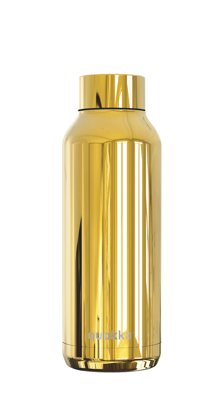 Термобутылка Quokka Sleek Gold нержавеющая сталь 510 мл Золотистый (2208366849)