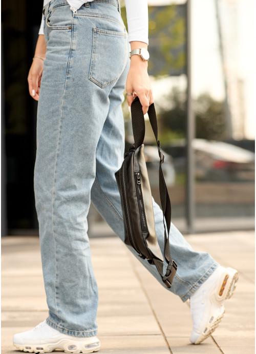 Сумка женская водостойкая из натуральной кожи Черный (28523778) - фото 7 Сумка женская водостойкая из натуральной кожи Черный (28523778) - фото 7