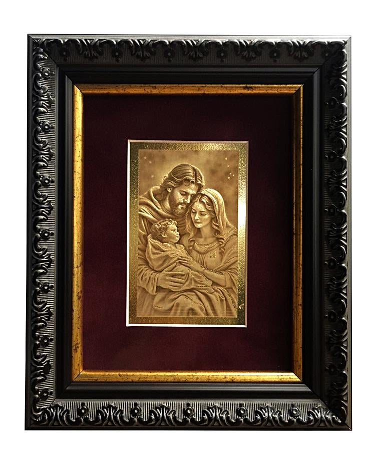 Икона Святая семья 21х25 см (КМ - 2125 - Р)
