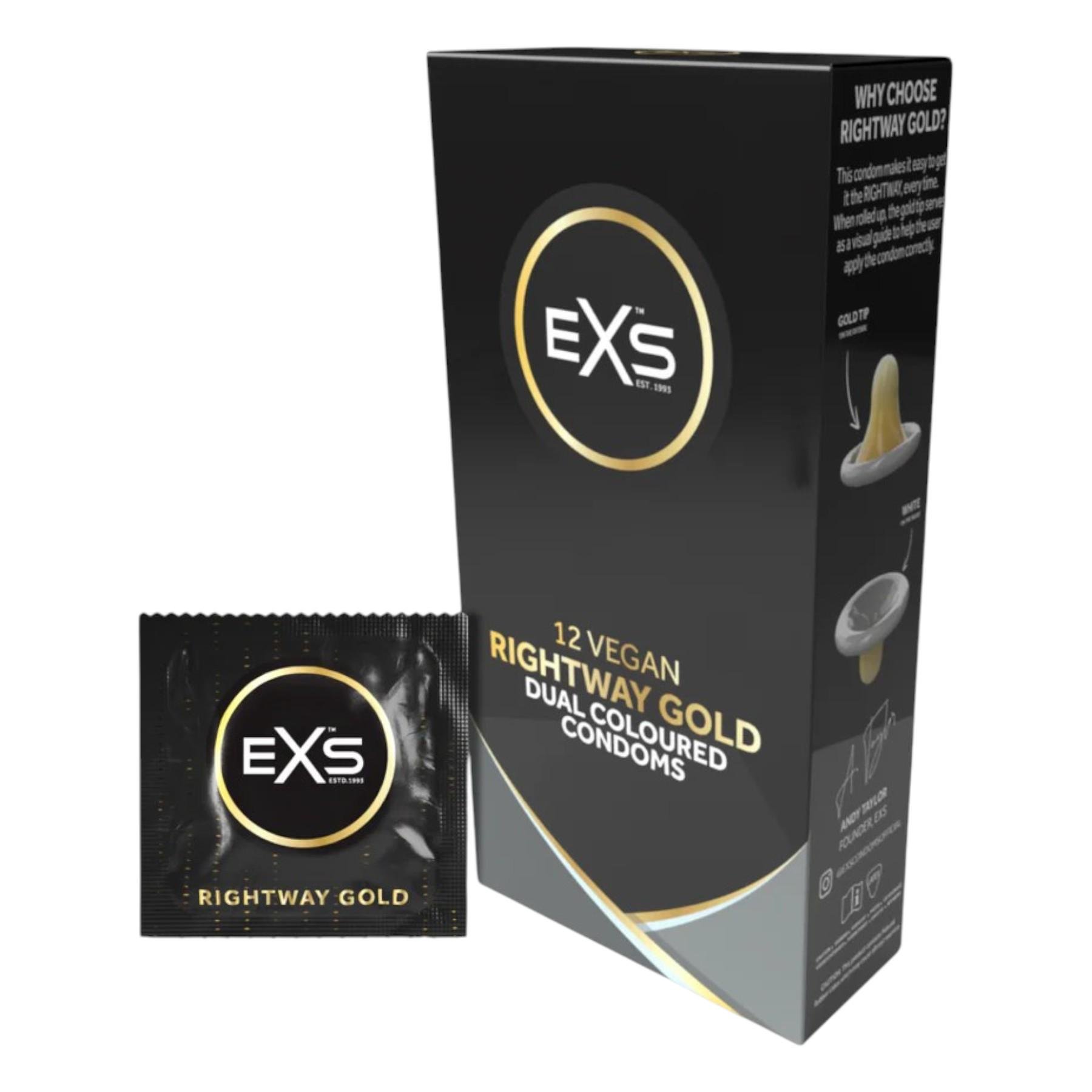 Презервативы EXS Rightway №12 латексные веганские Презервативы EXS Rightway №12 латексные веганские