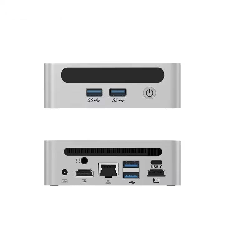 Мини-Пк GenMachine Ren 5000 Ryzen 5 5600H RAM 16GB SSD 256GB LAN Wi-Fi Bluetooth Windows 11 Cерый (epic2225) - фото 4