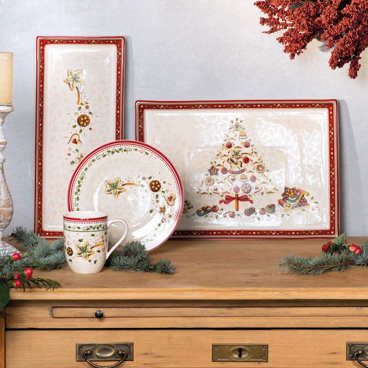 Блюдо сервировочное Villeroy & Boch Winter Bakery Delight новогоднее прямоугольное 39 см (1486122797) - фото 3 Блюдо сервировочное Villeroy & Boch Winter Bakery Delight новогоднее прямоугольное 39 см (1486122797) - фото 3