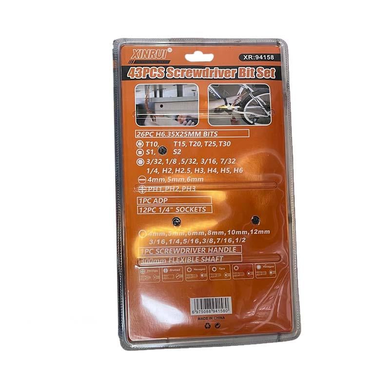Набір інструментів викрутка з магнітним подовжувачем і набором біт 43 насадки (FFRR-4343) - фото 2