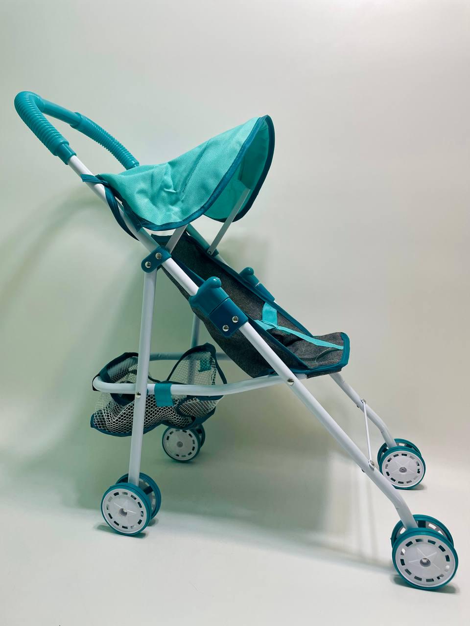 Тележка для кукол TK Group складная конструкция с корзиной в пакете Тележка для кукол TK Group складная конструкция с корзиной в пакете