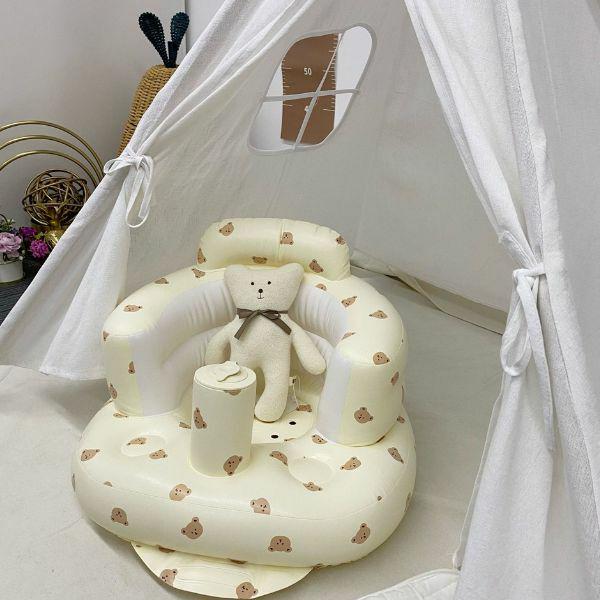 Детское кресло надувное Мишка для детей от 1 года (X01135-1) - фото 3 Детское кресло надувное Мишка для детей от 1 года (X01135-1) - фото 3