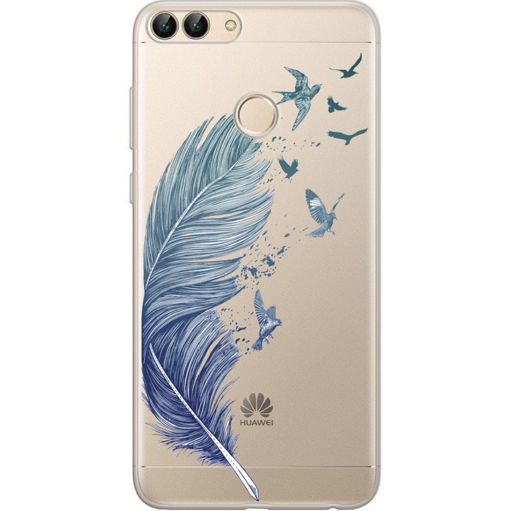 Чехол Boxface Huawei P Smart Feather Прозрачный силикон (32669-cc38-32669)