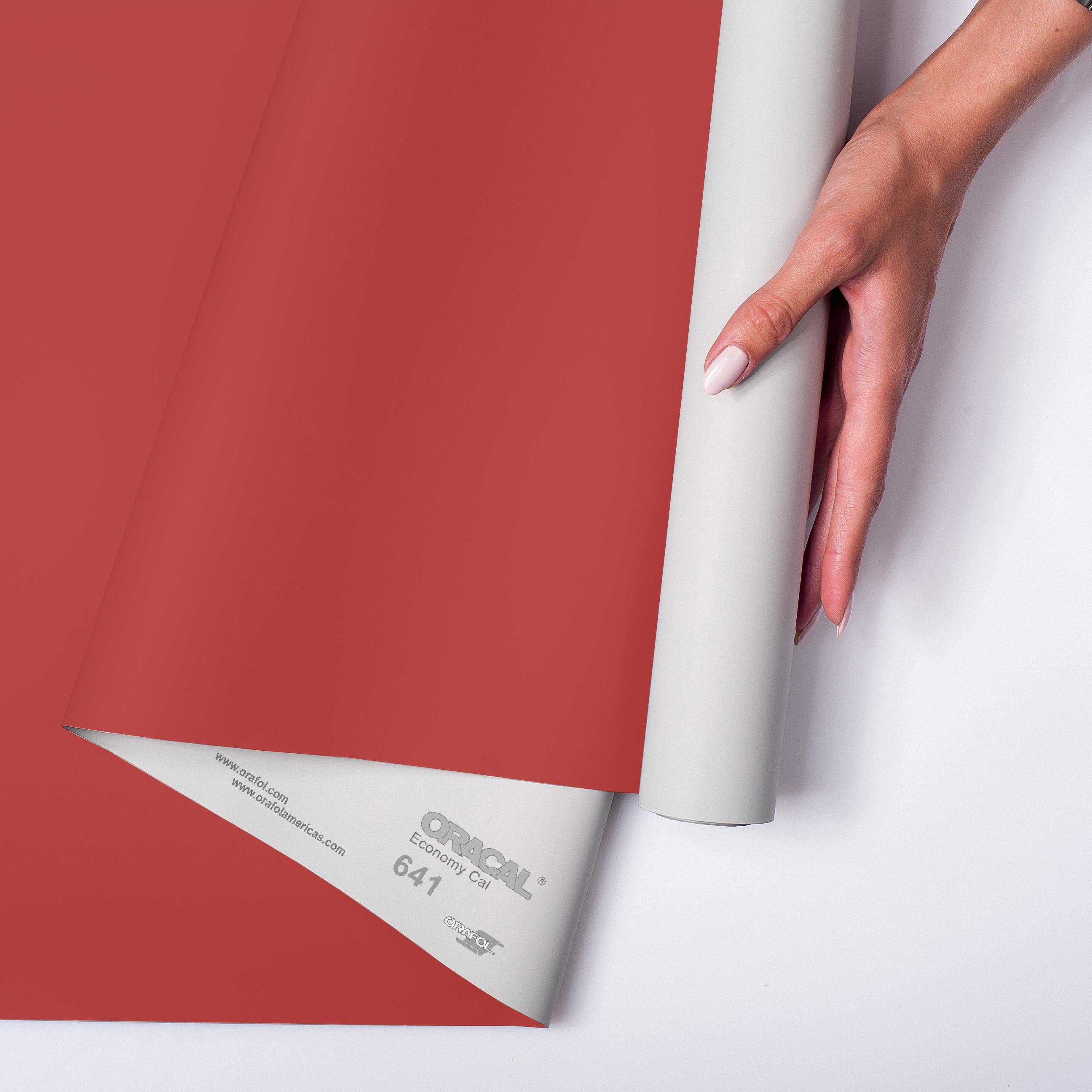 Самоклейка плівка аплікаційна ORAFOL 641 1x50 м мат 031 Червоний (00-00014299) - фото 1