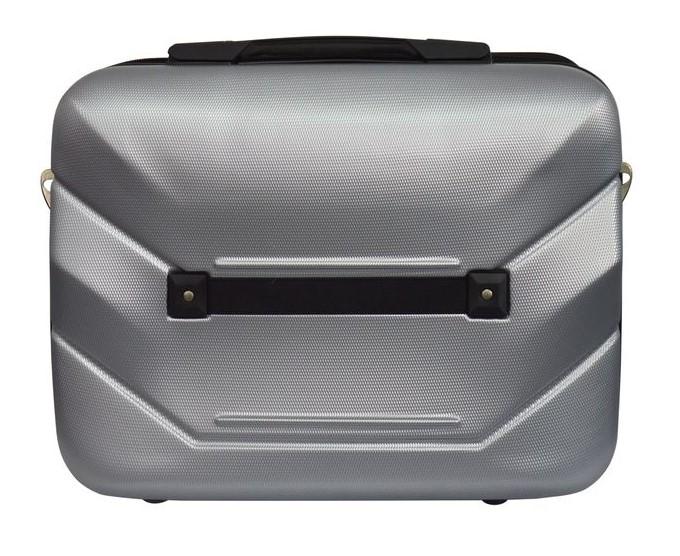 Б'юті-кейс пластиковий Bonro 10500802 великий Срібний - фото 2