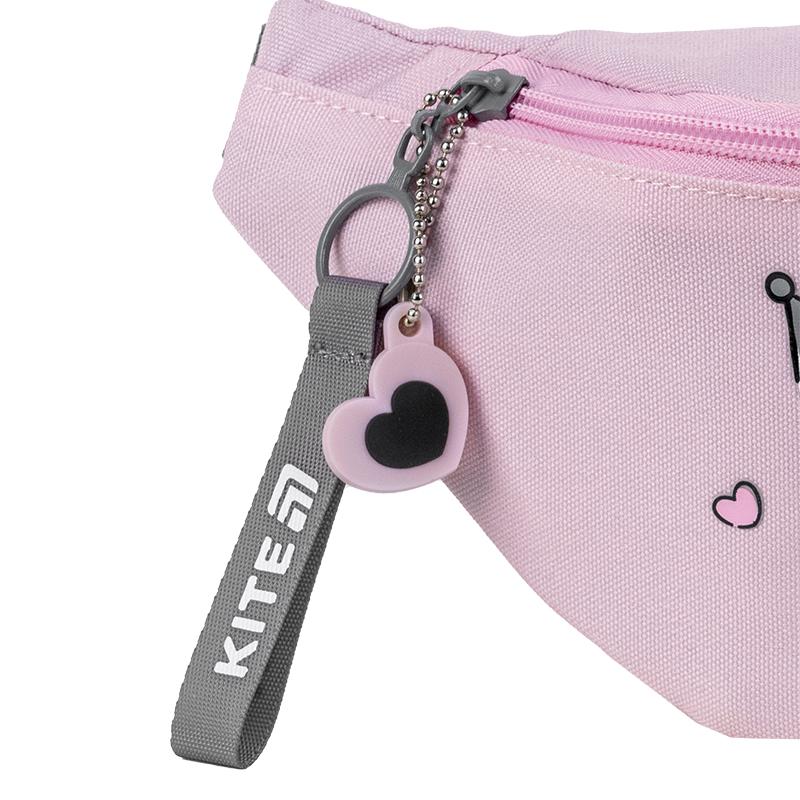 Поясна сумка-бананка дитяча Kite Kids Kuromi Рожевий (HK25-2577-1) - фото 7 Поясна сумка-бананка дитяча Kite Kids Kuromi Рожевий (HK25-2577-1) - фото 7