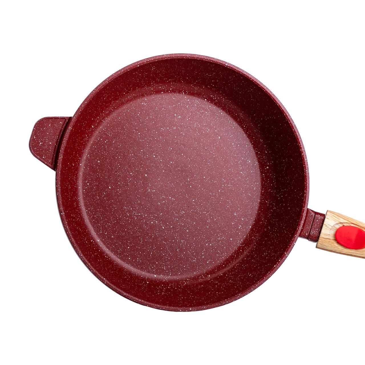 Сковорода алюмінієва глибока MGC зі скляною кришкою 2,8 л Ø 26 см - фото 2 Сковорода алюмінієва глибока MGC зі скляною кришкою 2,8 л Ø 26 см - фото 2