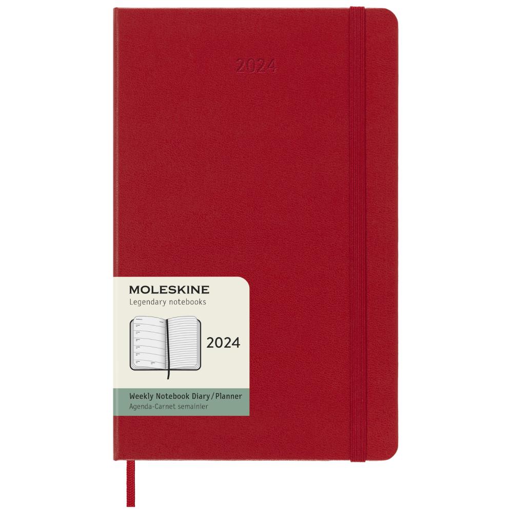 Щотижневик Moleskine 2024 середній (DHF212WN3Y24)