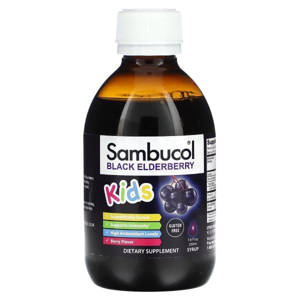 Бузина Sambucol Black Elderberry For Kids 230 мл 23 порції (000019671)