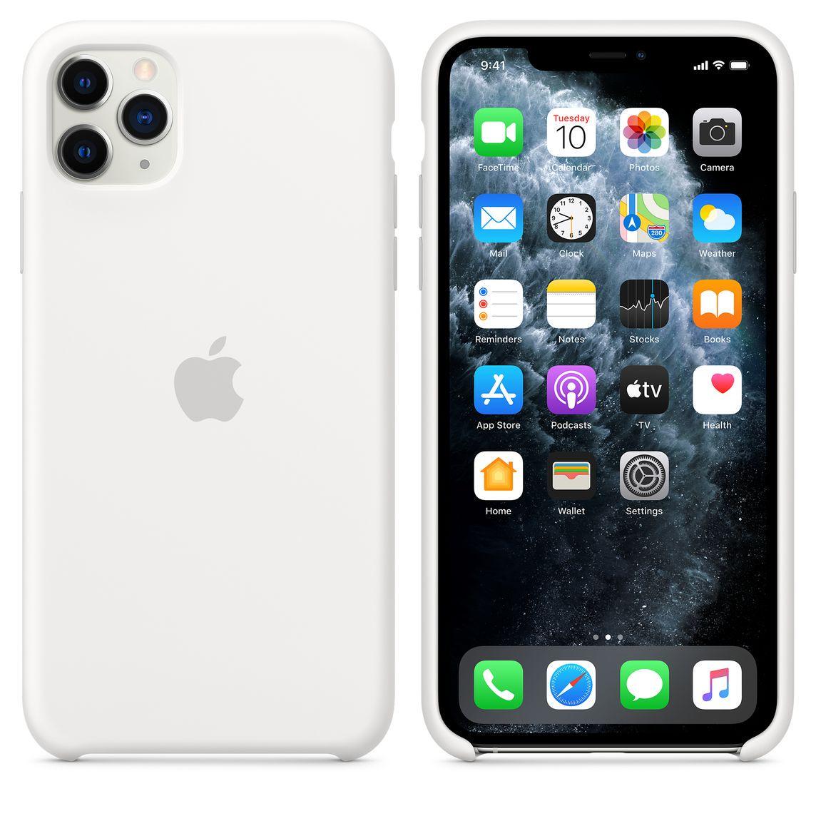 Силіконовий чохол накладка Apple Silicone Case for iPhone 11 Pro Max, White (HC) - фото 5