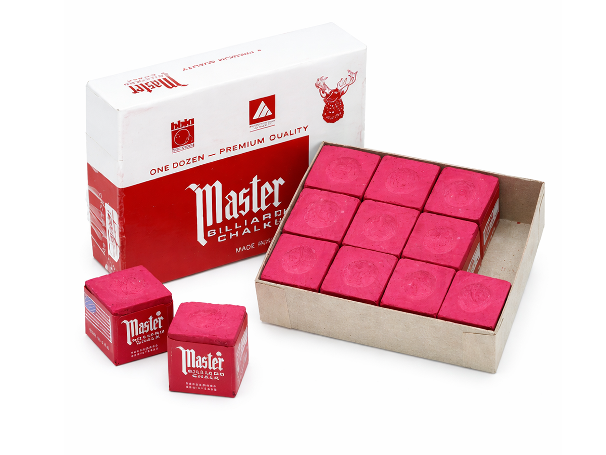 Мел бильярдный Master 12 шт. Красный (33089099) Мел бильярдный Master 12 шт. Красный (33089099)
